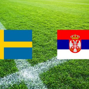 Sverige mot Serbien fotboll