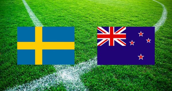 Sverige mot Nya Zeeland fotboll